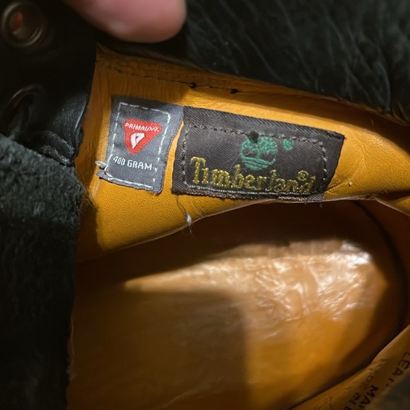 Timberland Leather Winter Boots Size In Black - Picture 5 of 7